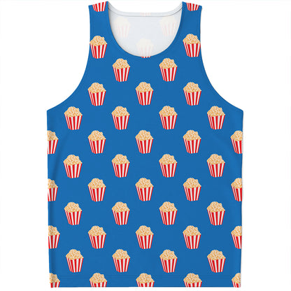 Popcorn Box Pattern Print Men's Tank Top