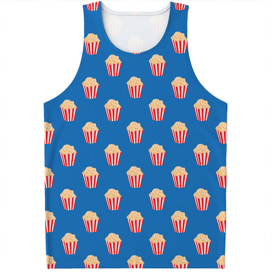 Popcorn Box Pattern Print Men's Tank Top