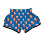 Popcorn Box Pattern Print Muay Thai Boxing Shorts