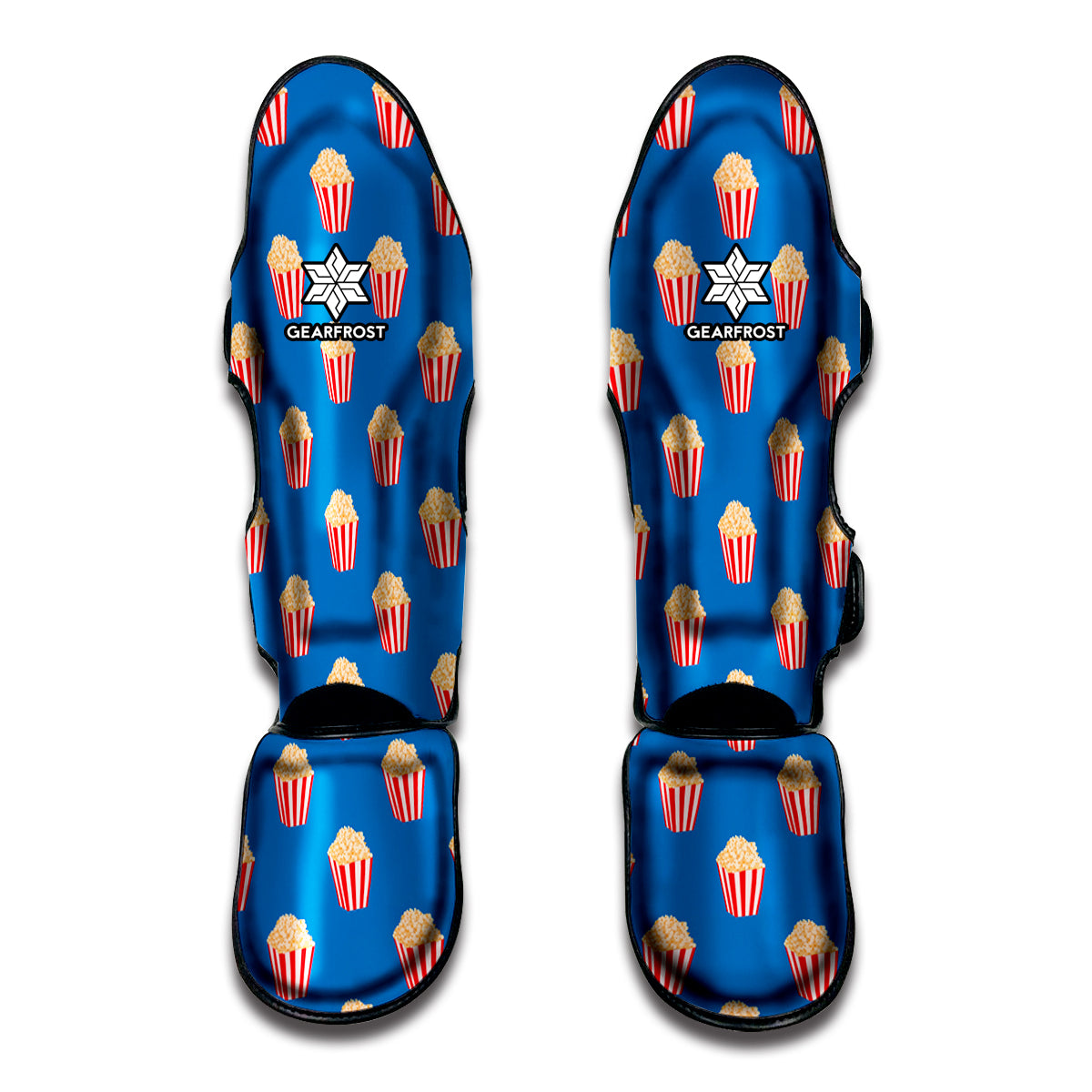 Popcorn Box Pattern Print Muay Thai Shin Guard