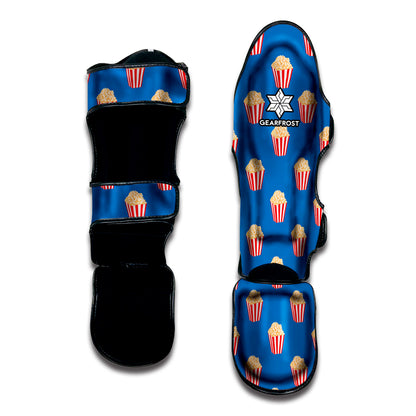 Popcorn Box Pattern Print Muay Thai Shin Guard