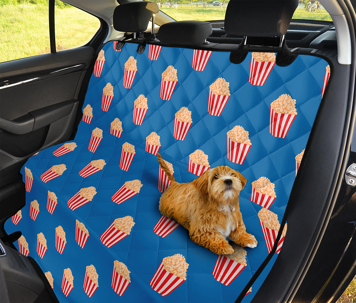 Popcorn Box Pattern Print Pet Car Back Seat Cover