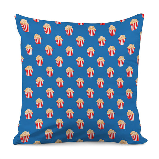 Popcorn Box Pattern Print Pillow Cover