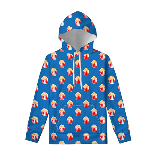 Popcorn Box Pattern Print Pullover Hoodie