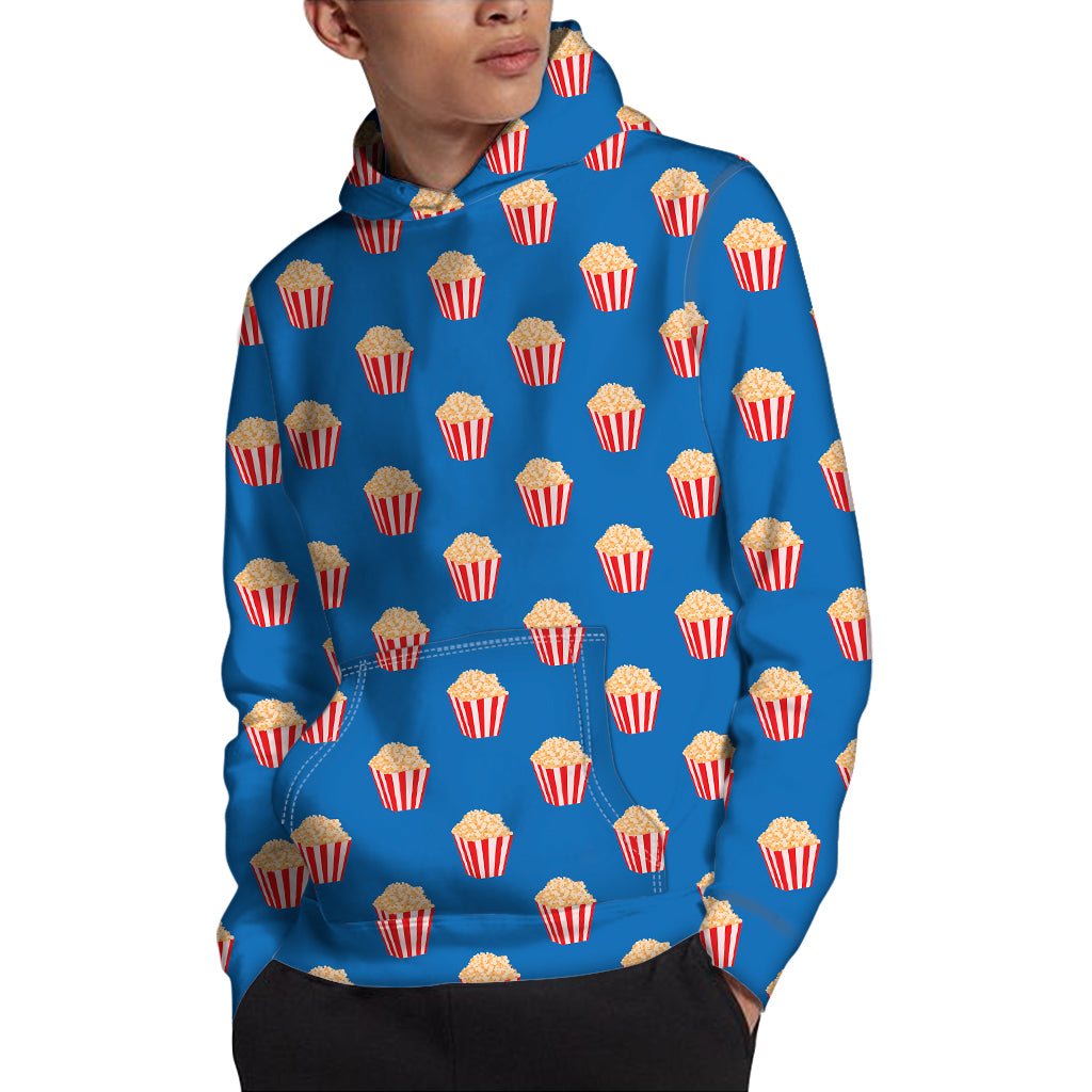 Popcorn Box Pattern Print Pullover Hoodie