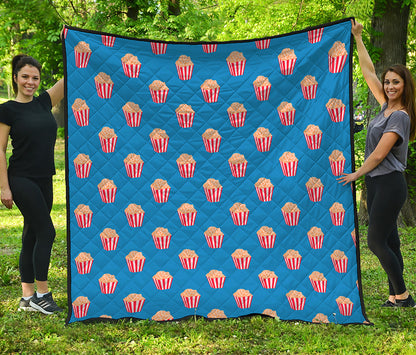 Popcorn Box Pattern Print Quilt