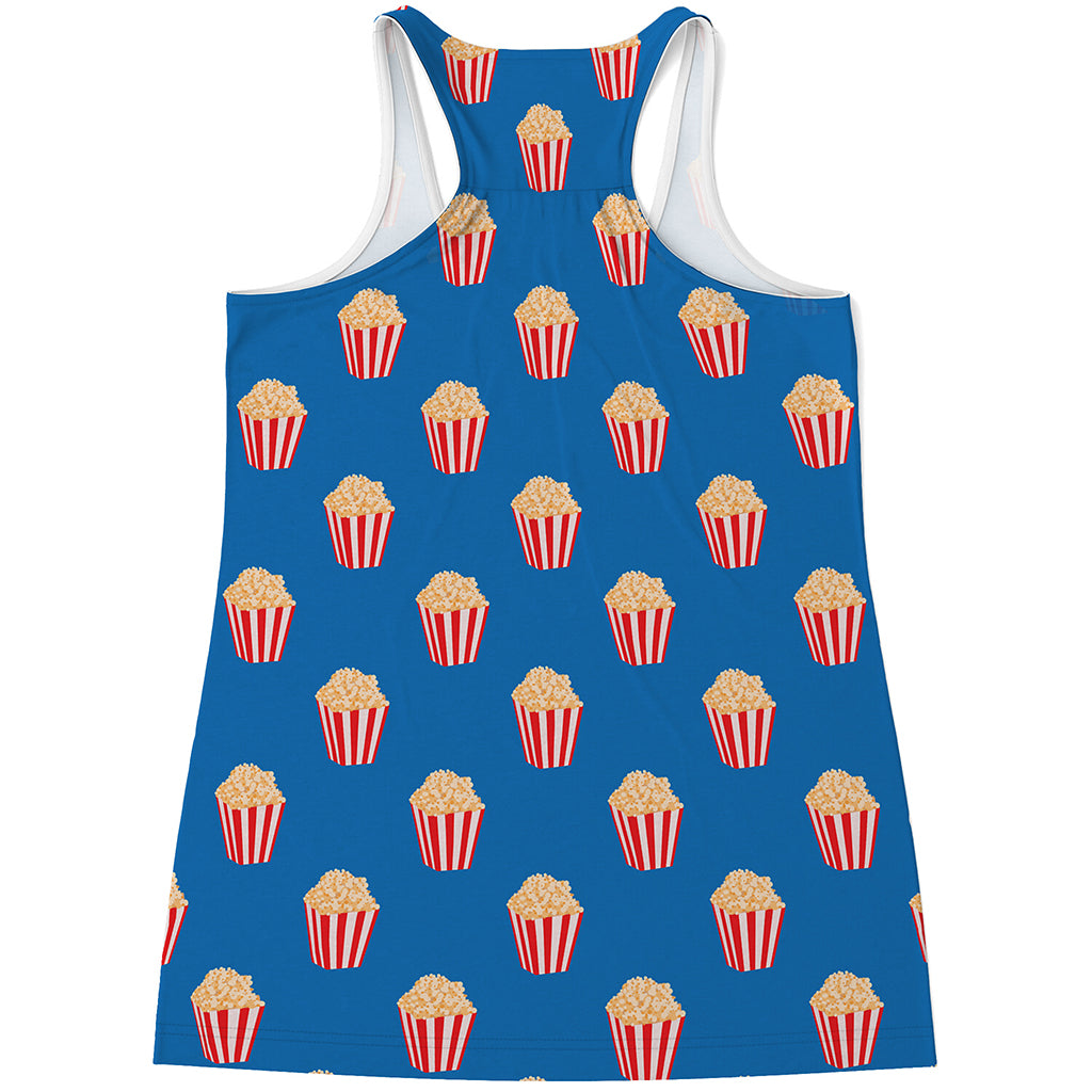 Popcorn Box Pattern Print Women's Racerback Tank Top