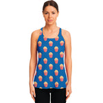 Popcorn Box Pattern Print Women's Racerback Tank Top