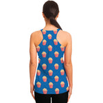 Popcorn Box Pattern Print Women's Racerback Tank Top
