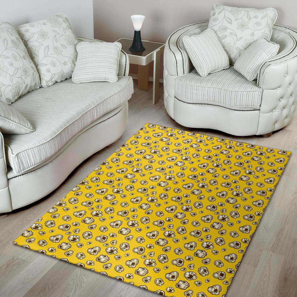 Popcorn Pattern Print Area Rug