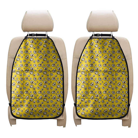 Popcorn Pattern Print Car Seat Organizers