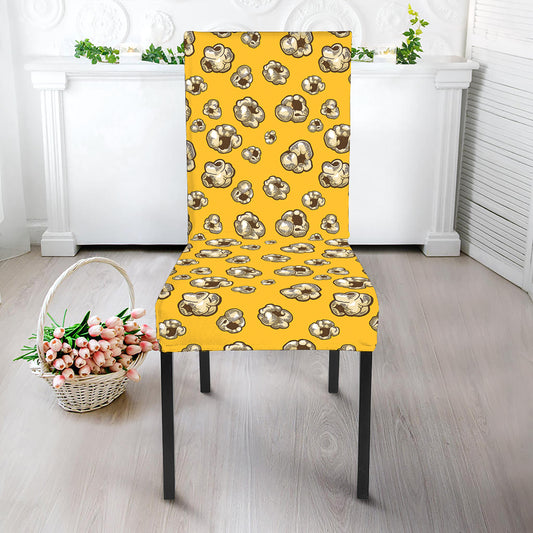 Popcorn Pattern Print Dining Chair Slipcover