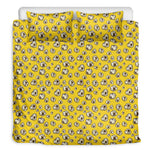 Popcorn Pattern Print Duvet Cover Bedding Set
