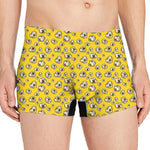 Popcorn Pattern Print Men's Boxer Briefs