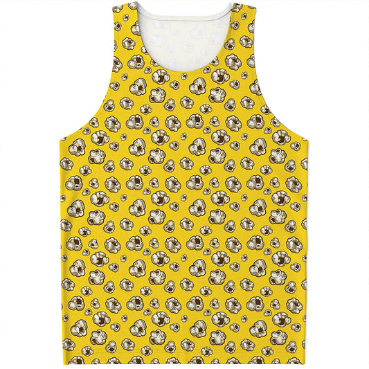 Popcorn Pattern Print Men's Tank Top