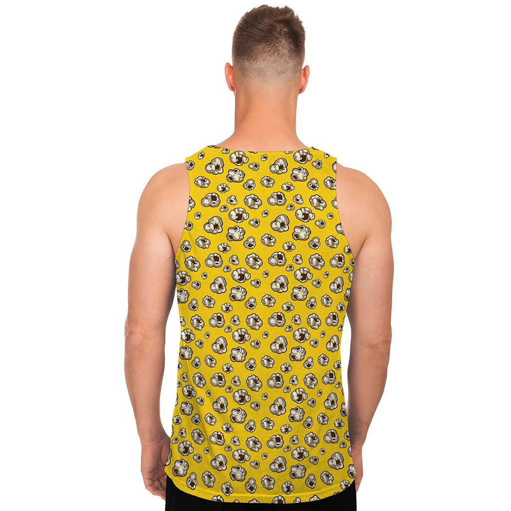 Popcorn Pattern Print Men's Tank Top