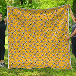 Popcorn Pattern Print Quilt