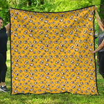 Popcorn Pattern Print Quilt