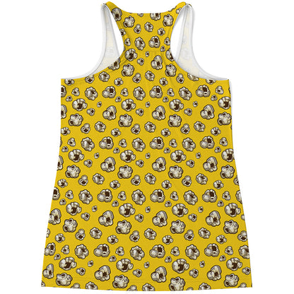 Popcorn Pattern Print Women's Racerback Tank Top