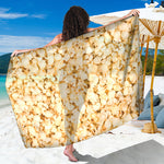 Popcorn Print Beach Sarong Wrap