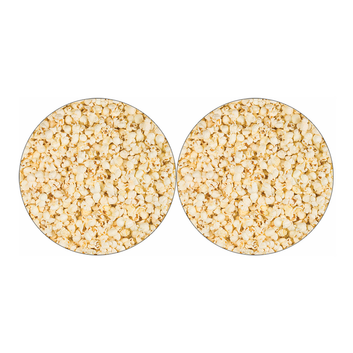 Popcorn Print Car Coasters