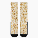 Popcorn Print Crew Socks