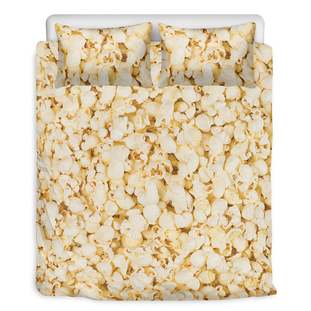 Popcorn Print Duvet Cover Bedding Set