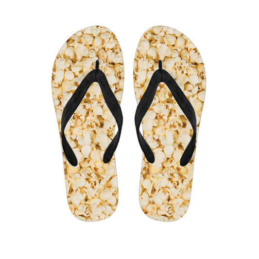 Popcorn Print Flip Flops