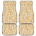 Popcorn Print Front and Back Car Floor Mats
