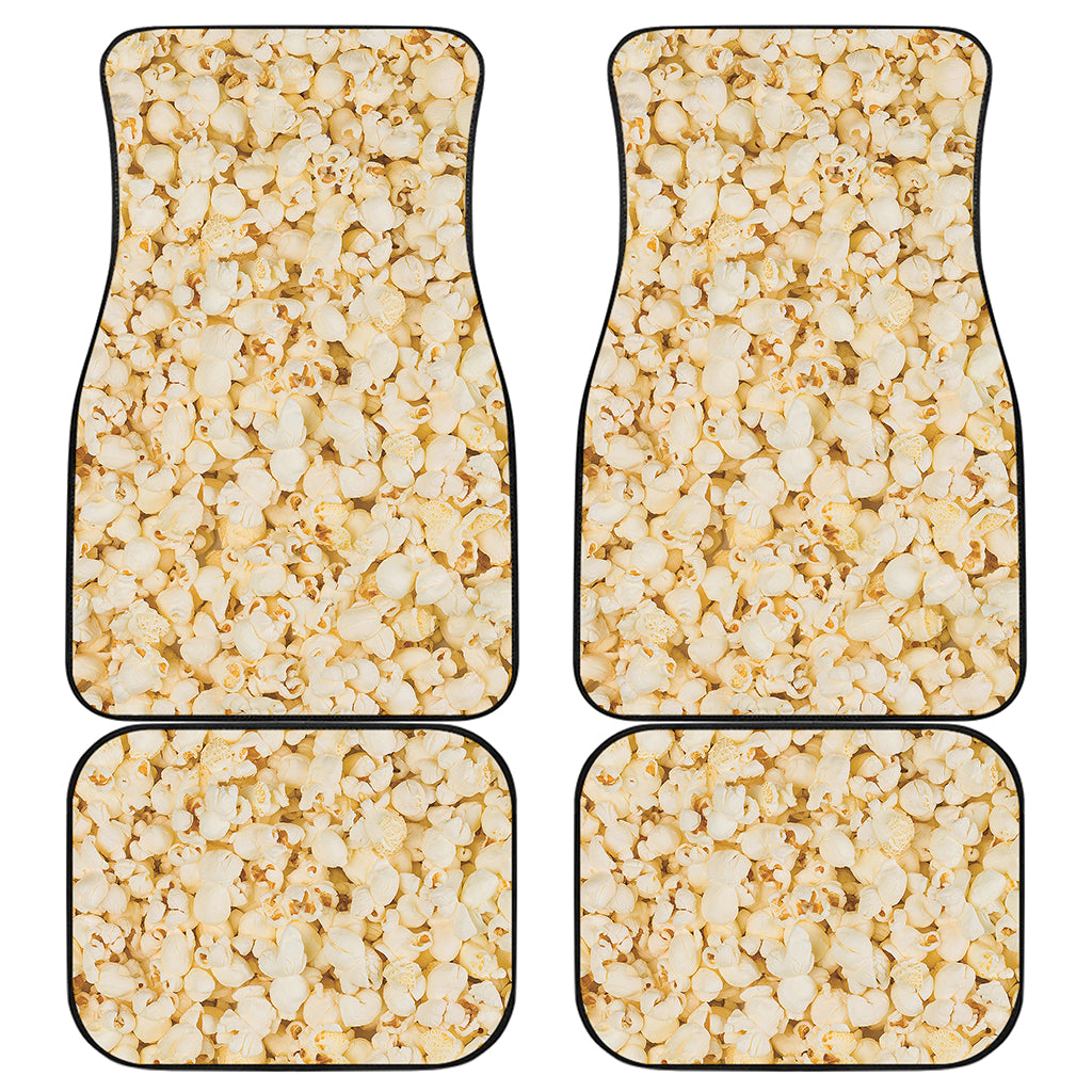 Popcorn Print Front and Back Car Floor Mats