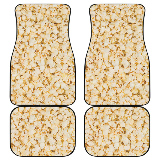 Popcorn Print Front and Back Car Floor Mats