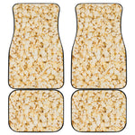 Popcorn Print Front and Back Car Floor Mats