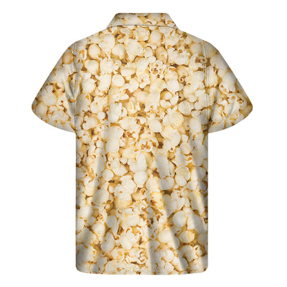 Popcorn Print Men's Short Sleeve Shirt