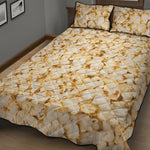 Popcorn Print Quilt Bed Set