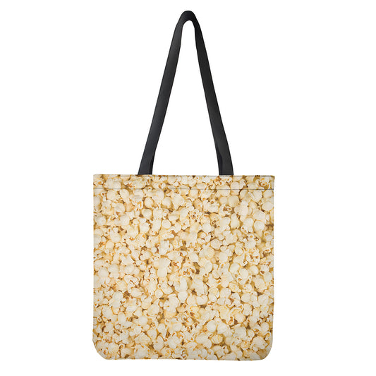 Popcorn Print Tote Bag
