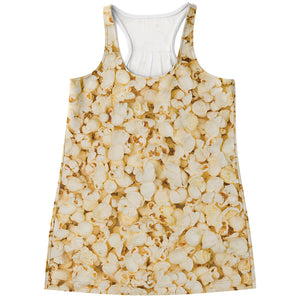 Popcorn Print Women's Racerback Tank Top