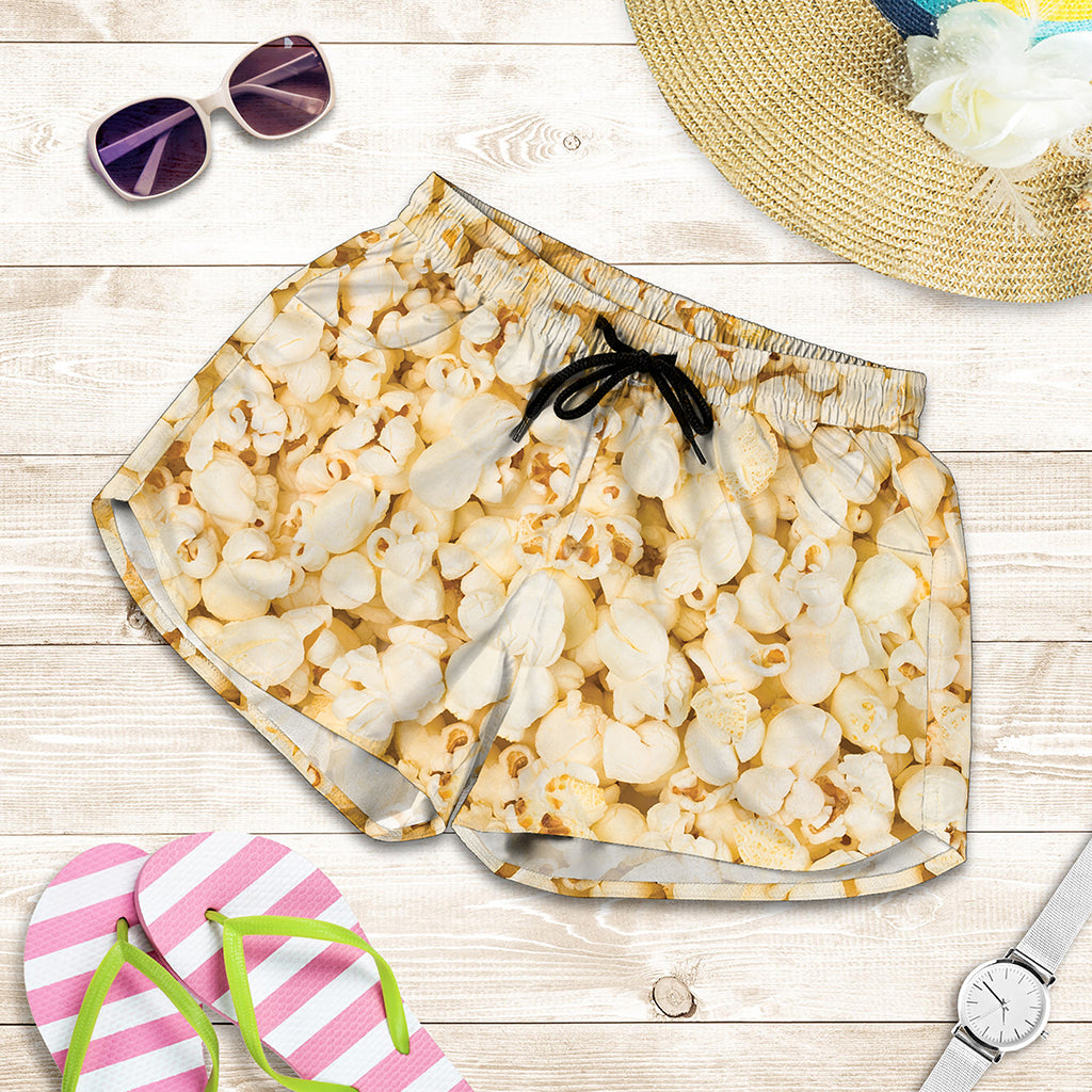 Popcorn Print Women's Shorts
