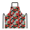 Poppy And Chamomile Pattern Print Apron