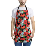 Poppy And Chamomile Pattern Print Apron