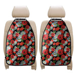 Poppy And Chamomile Pattern Print Car Seat Organizers