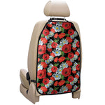 Poppy And Chamomile Pattern Print Car Seat Organizers