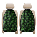 Pot Leaf Pattern Print Car Seat Organizers