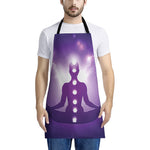 Power Of Seven Chakras Print Apron