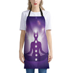 Power Of Seven Chakras Print Apron