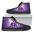Power Of Seven Chakras Print Black High Top Sneakers