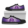 Power Of Seven Chakras Print Black Low Top Sneakers