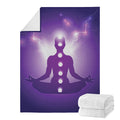 Power Of Seven Chakras Print Blanket