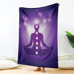 Power Of Seven Chakras Print Blanket