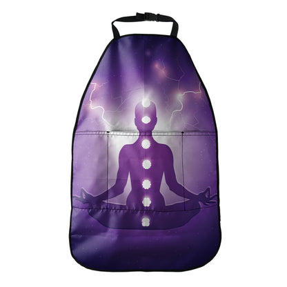 Power Of Seven Chakras Print Car Seat Organizers