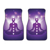 Power Of Seven Chakras Print Front Car Floor Mats